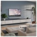 Harman Kardon Citation Multibeam 1100 Soundbar, Grey mounted in living room setup