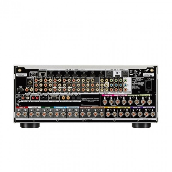 Denon AVC-X8500H 13.2 Channel AV Surround Amplifier, Silver at AV.com