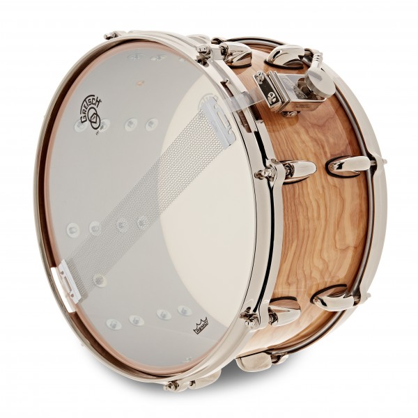 Gretsch USA 140th Anniversary Limited Edition 14" x 7" Snare Drum & Bag, Figured Ash