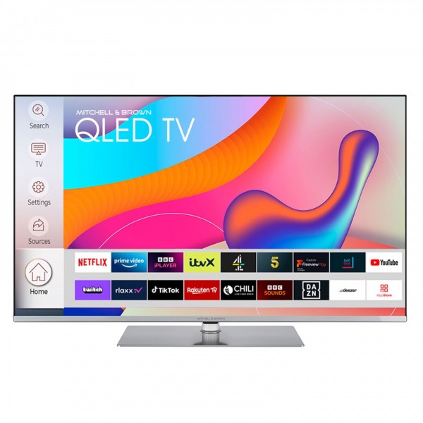 Mitchell and Brown JB-43QLED1811LIN 43-inch QLED 4K Ultra HD Smart TV Front View