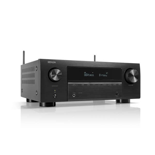 Denon AVR-X2800H AV Receiver, Black Right View