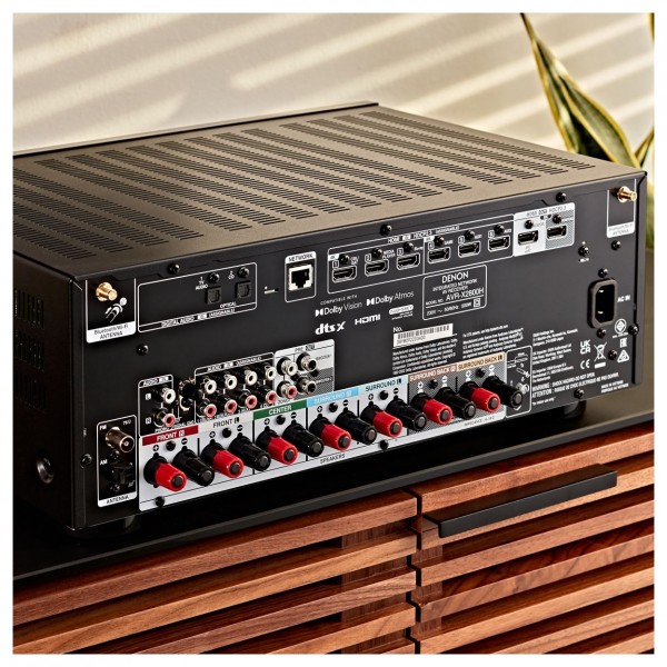 Denon AVR-X2800H - rear detail