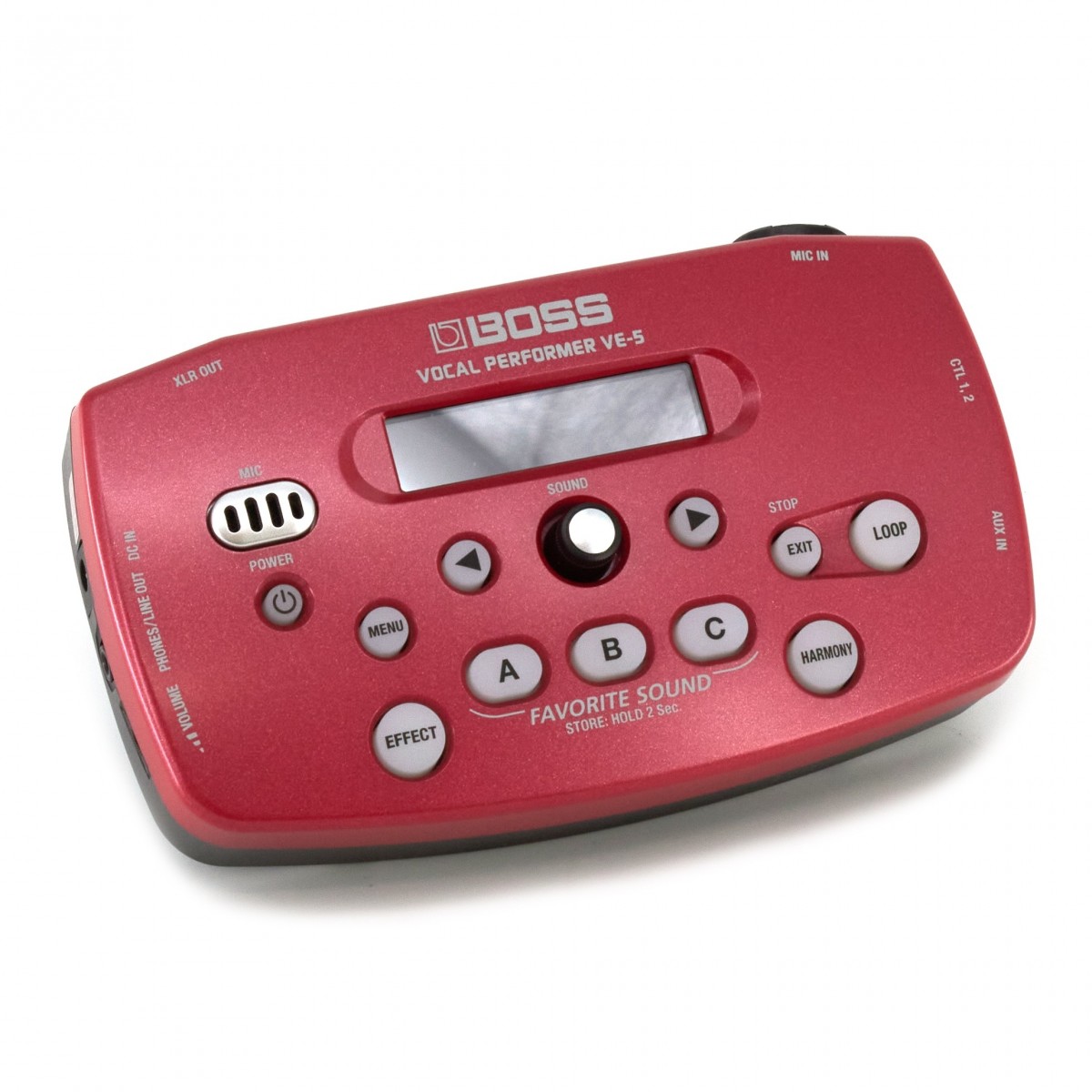Boss VE-5 Vocal Performer Vocal Processor, Red - Secondhand at Gear4music