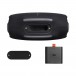 JBL Xtreme 4 Portable Bluetooth Speaker, Black - Base panel open and replaceable battery