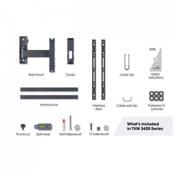 Vogels TVM 3425 TV (32-65") Single Arm Wall Bracket
