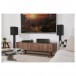 Denon DRA-900H 2 Channel AV Receiver, Black - Lifestyle / Turntable & TV Entertainment System