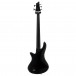 Schecter Stiletto Stealth-5 Bass Guitar, Satin Black - Secondhand