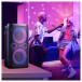 Hisense Party Rocker One Portable Bluetooth Speaker - Lifestyle photo in karaoke party