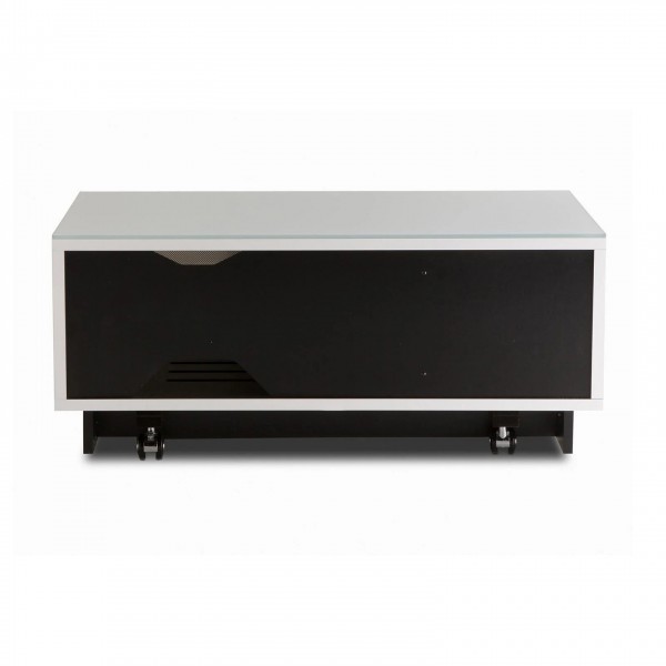 Alphason Element Modular EMTMOD850 TV Cabinet, White Gloss - Back