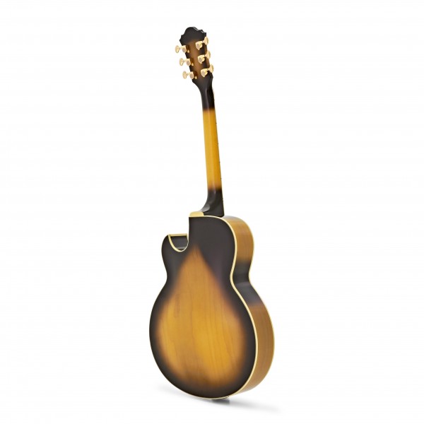 Ibanez LGB300 George Benson, Vintage Yellow Burst back