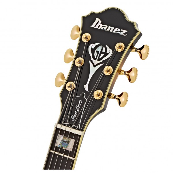 Ibanez LGB300 George Benson, Vintage Yellow Burst head
