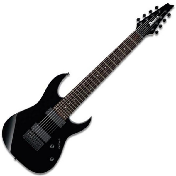 Ibanez RG8 8-String Electric Guitar, Black