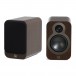 Q Acoustics 3020c Bookshelf Speakers (Pair), Claro Walnut