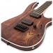 Ibanez RGAIX6U Iron Label Electric Guitar, Antique Brown Stain