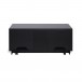 Alphason Element Modular 1250XL TV Cabinet, Black Gloss - Back