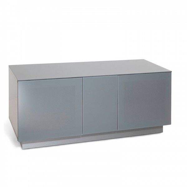 Alphason Element Modular 1250XL TV Cabinet, Grey Gloss - Angled