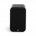 Q Acoustics 3020c Bookshelf Speaker, Black - Front with grille attached