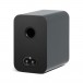 Q Acoustics 3020c Bookshelf Speaker, Black - Reverse angled