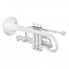 Elkhart 100CRS Student Cornet, Silver, Side