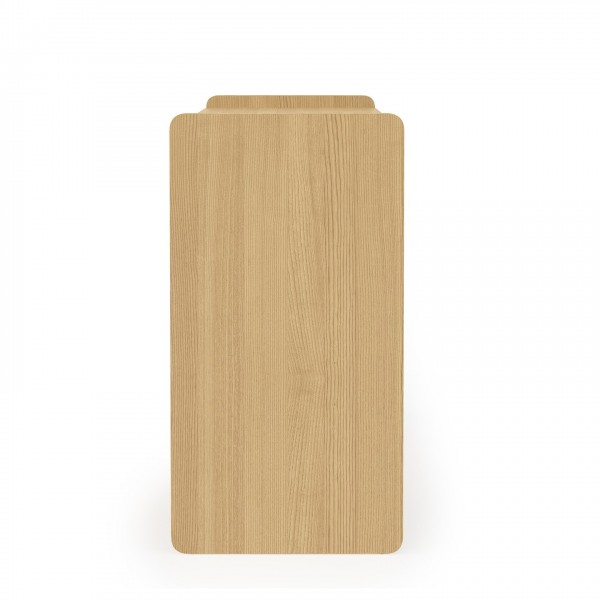 Alphason Oslo Plus Turntable Stand, Light Oak - Side
