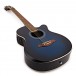 Auditorium Electro-Acoustic Guitar by Gear4music, Blue Burst