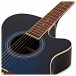 Auditorium Electro-Acoustic Guitar by Gear4music, Blue Burst