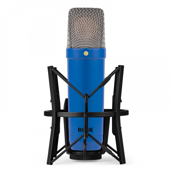 Rode NT1 Signature Series, Cobalt Blue - Front with Mount