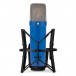 Rode NT1 Signature Series, Cobalt Blue - Front with Mount