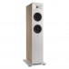 JBL Stage 260F Floorstanding Speaker, White - Front view angled