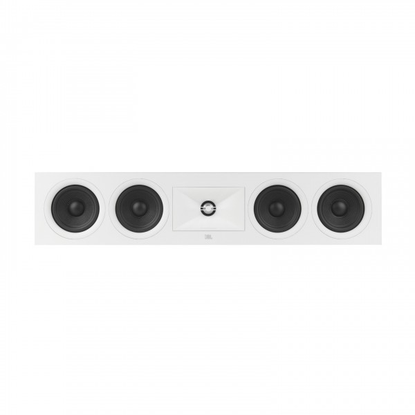 JBL Stage 245C Centre Speaker, White - Front view