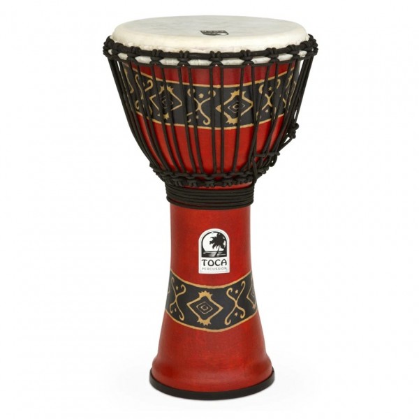 Toca 10" Djembe Freestyle Rope Tuned Bali Red