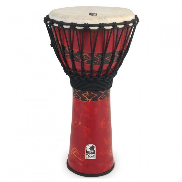 Toca 12" Djembe Freestyle Rope Tuned Bali Red