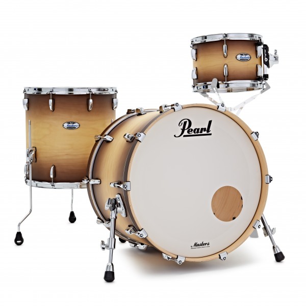 Pearl Masters MCT 22" 3pc Shell Pack, Satin Natural Burst