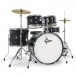 Gretsch Renegade Drum Kit mit Hardware & Becken, Black Mist