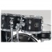 Gretsch Renegade Drum Kit with Hardware & Cymbals, Black Mist - Rack Toms