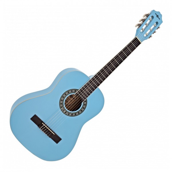 3/4 Classical Guitar, Light Blue, by Gear4music