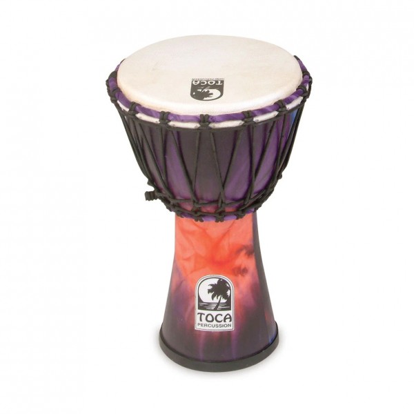 Toca 7" Djembe Freestyle Rope Tuned Woodstock Purple - Main