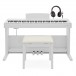 Pack de mesa para piano digital VISIONKEY-500 de Gear4music, Blanco