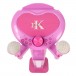 Easy Karaoke Bluetooth Kids Karaoke Machine, Pink - Top