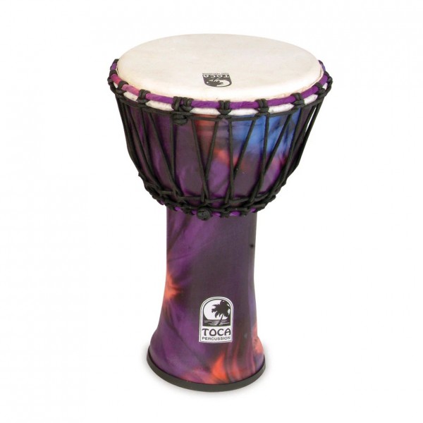 Toca 9" Djembe Freestyle Rope Tuned Woodstock Purple - Main