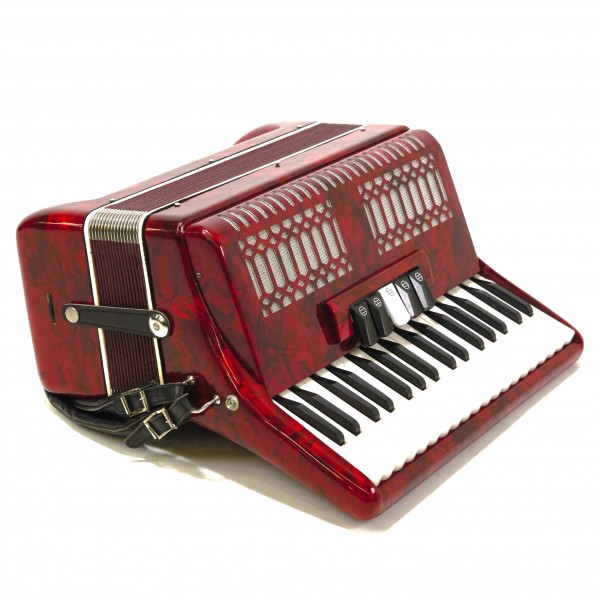Deluxe Accordion by Gear4music, 48 Bass - Secondhand