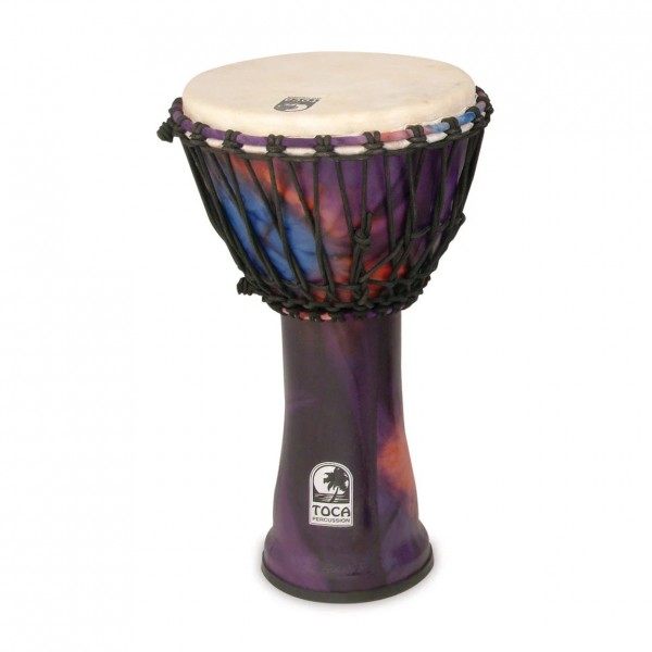 Toca 12" Djembe Freestyle Rope Tuned Woodstock Purple - Main