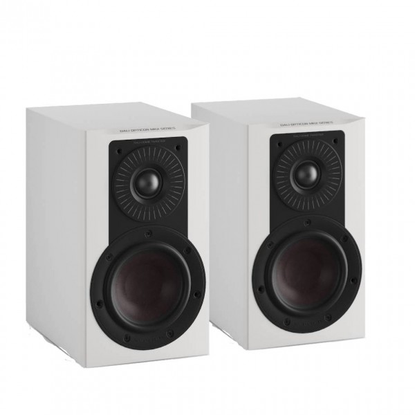 DALI Opticon 1 MK2 Satin White Bookshelf Speakers (Pair)