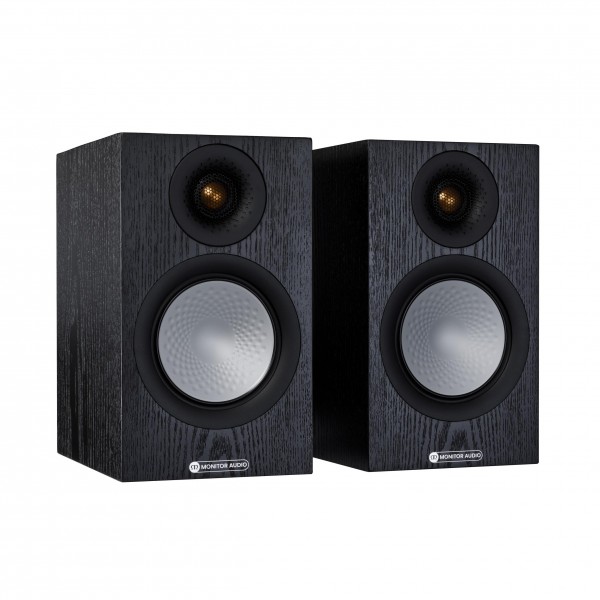 Monitor Audio Silver 50 7G Black Oak Bookshelf Speakers (Pair)