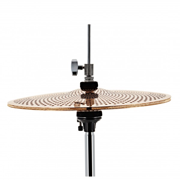 Gear4music Low Volume 14" Hi-Hat Cymbals, Gold