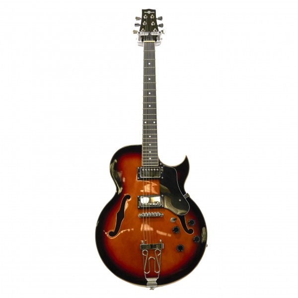 San Diego Semi Acoustic Guitar by Gear4music, Sunburst - Secondhand