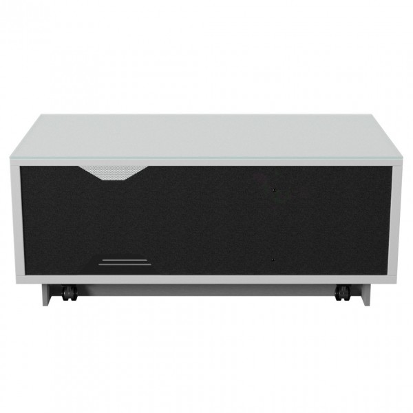 Alphason Element Modular 850 TV Cabinet, White Gloss - Back
