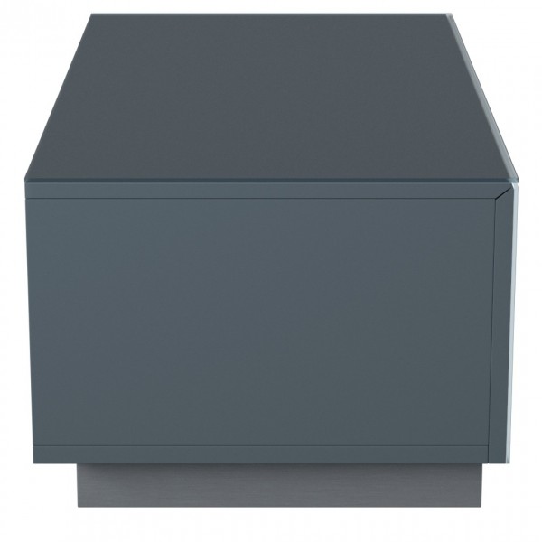 Alphason Element Modular 850 TV Cabinet, Grey Gloss - Side