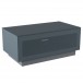 Alphason Element Modular 850 TV Cabinet, Grey Gloss - Angled, Right