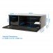 Alphason Element Modular 850 TV Cabinet, Black Gloss - Dimensions